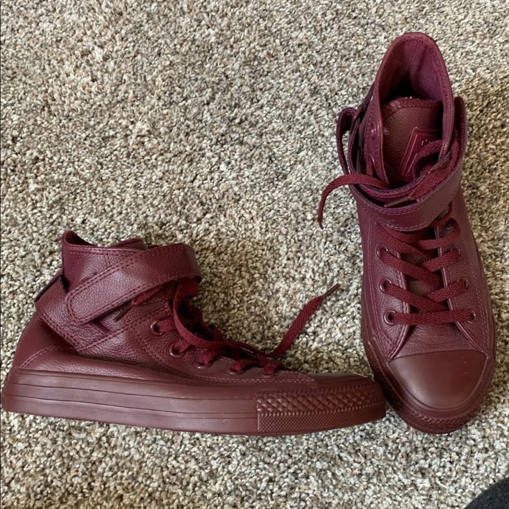 Leather converse